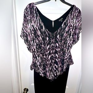 City Chic Mid Length Peplum Dress